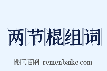 两节棍组词是什么意思的图片